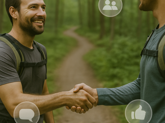 How do I connect with other trail runners?