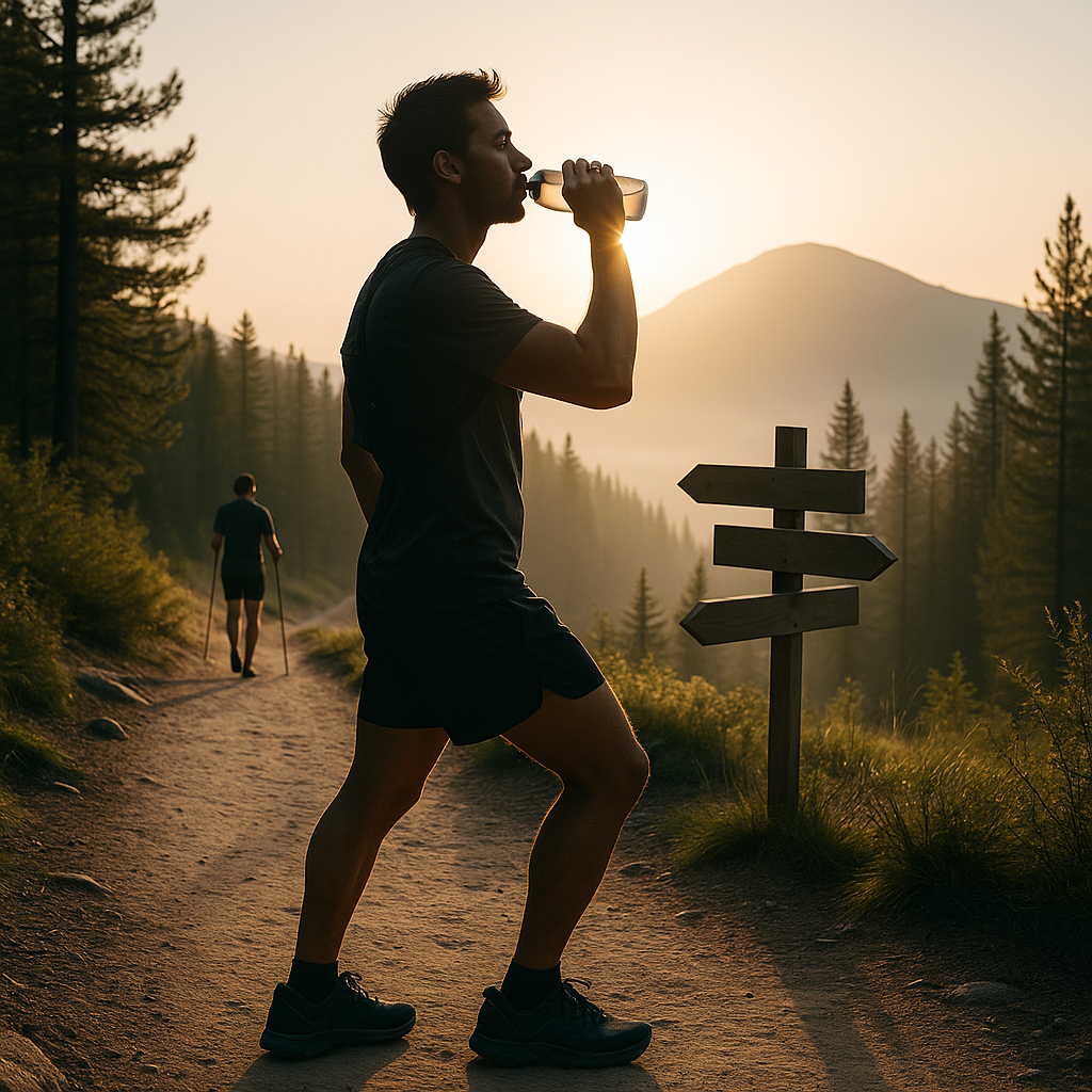 how much water to drink during a trail run - hydration tips for runners