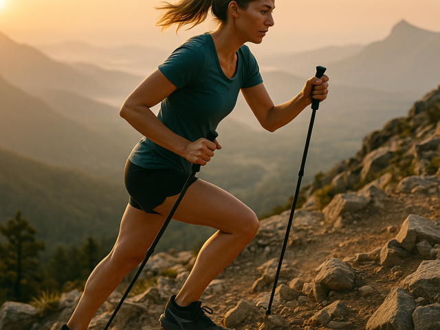 What is power hiking in trail running?